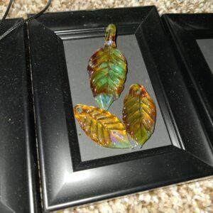 Leaf Necklace/Earring SET
