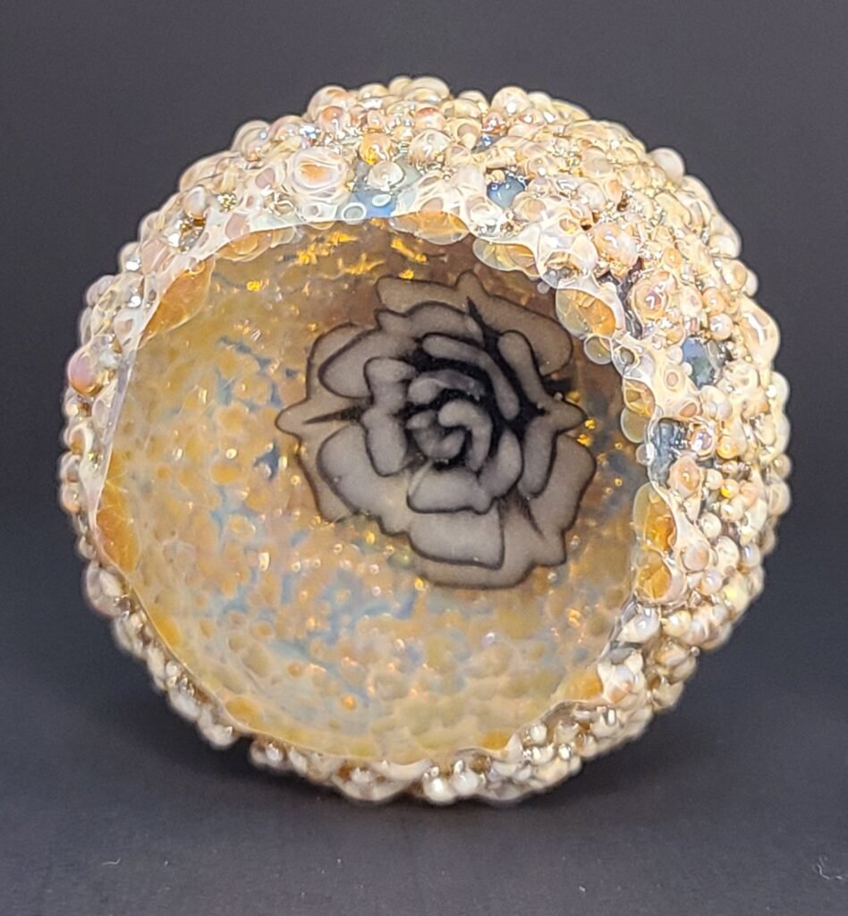 Boro Flower Fossil black/white
