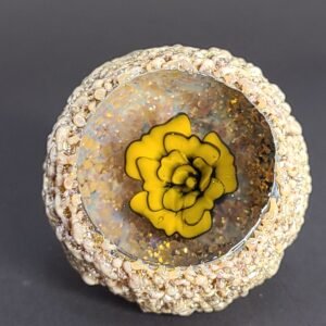 Boro Flower Fossil Yellow/Black