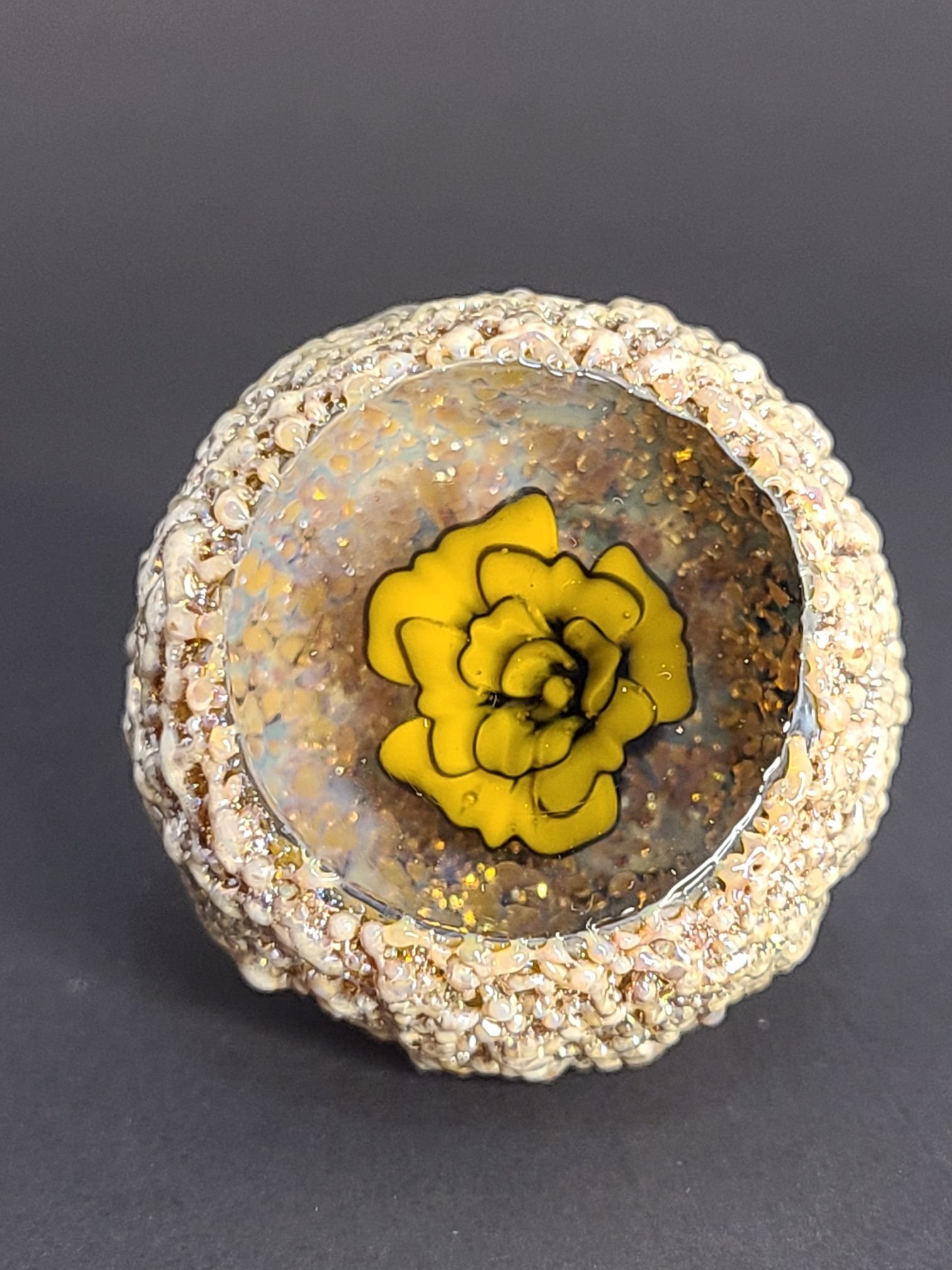 Boro Flower Fossil Yellow/Black