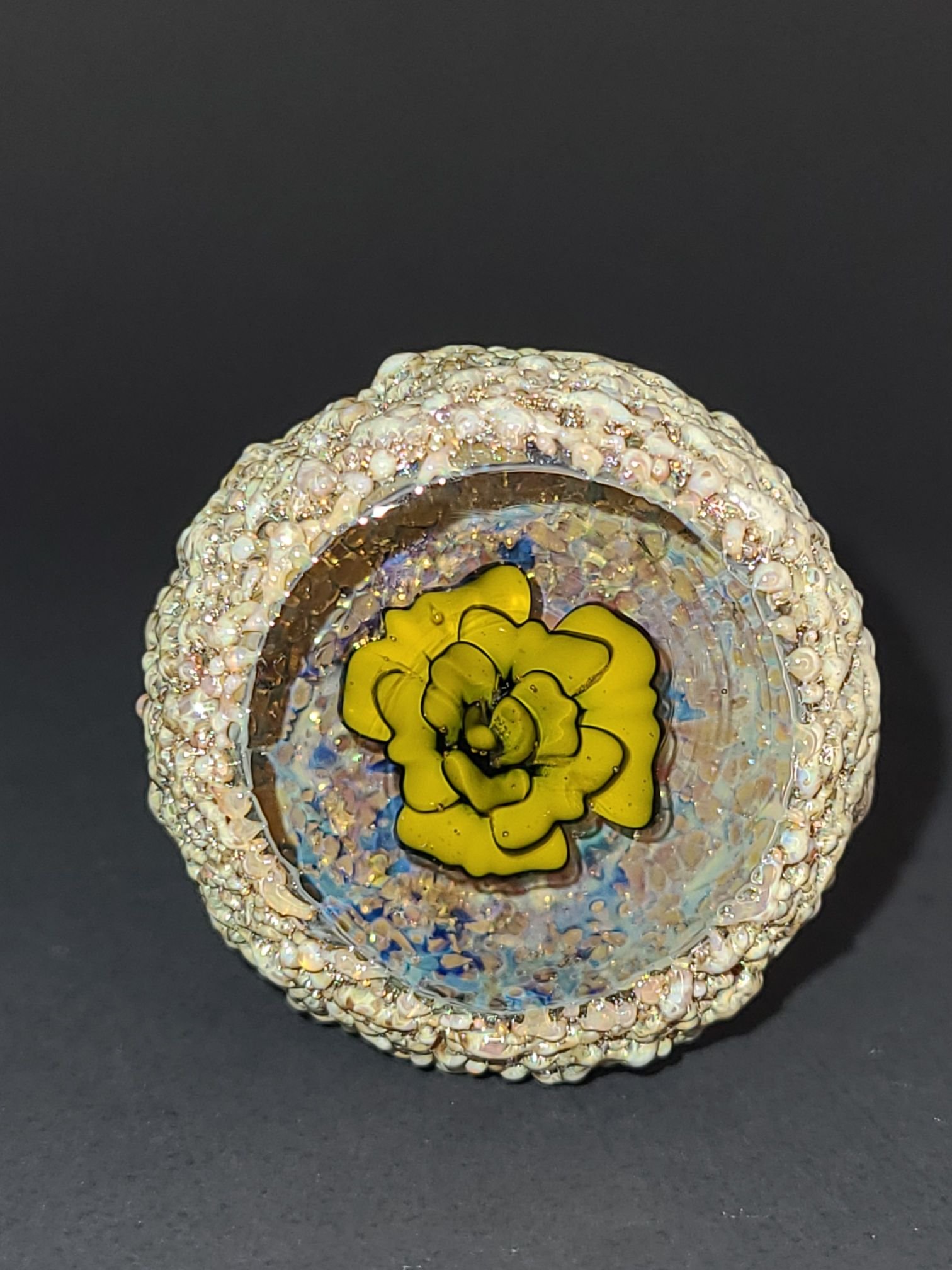 Boro Flower Fossil Yellow/Black - Image 3