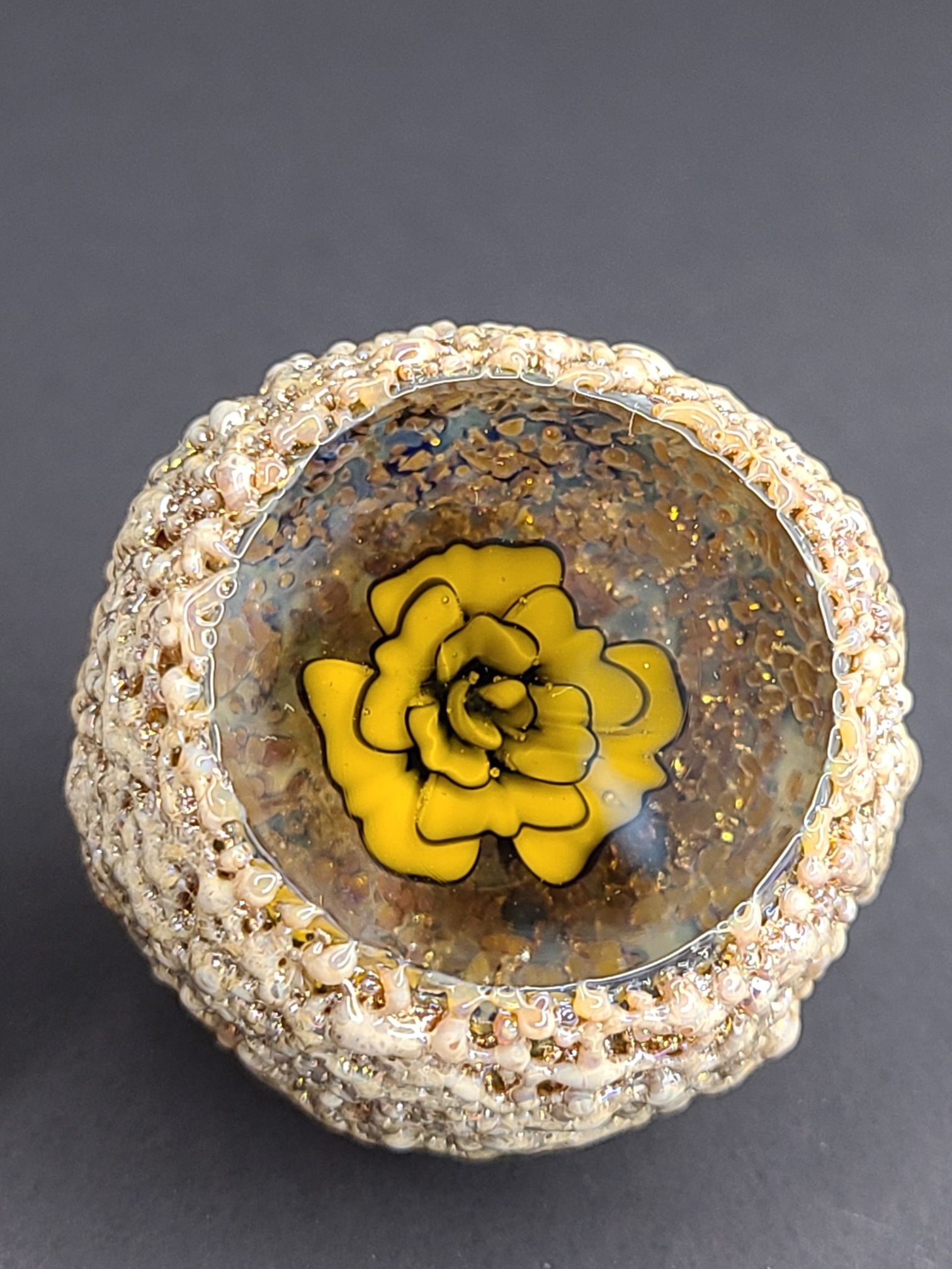 Boro Flower Fossil Yellow/Black - Image 2