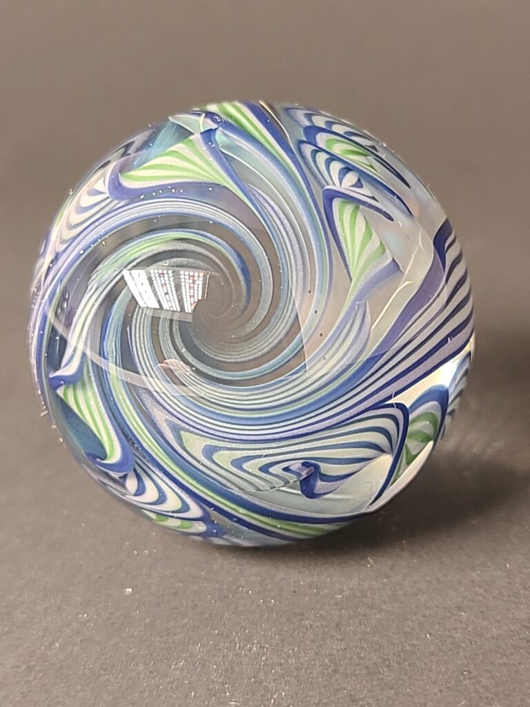 Seahawks Spiral Marble