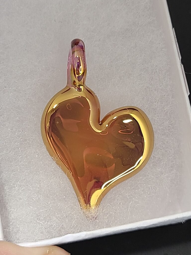 Gold Heart Pendant 2