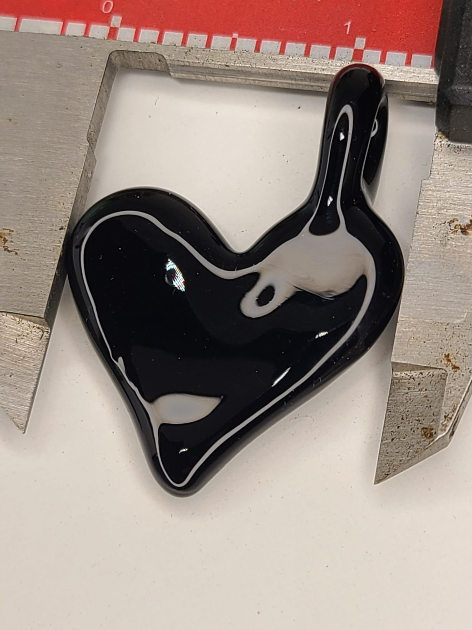 Black Heart Pendant - Image 3