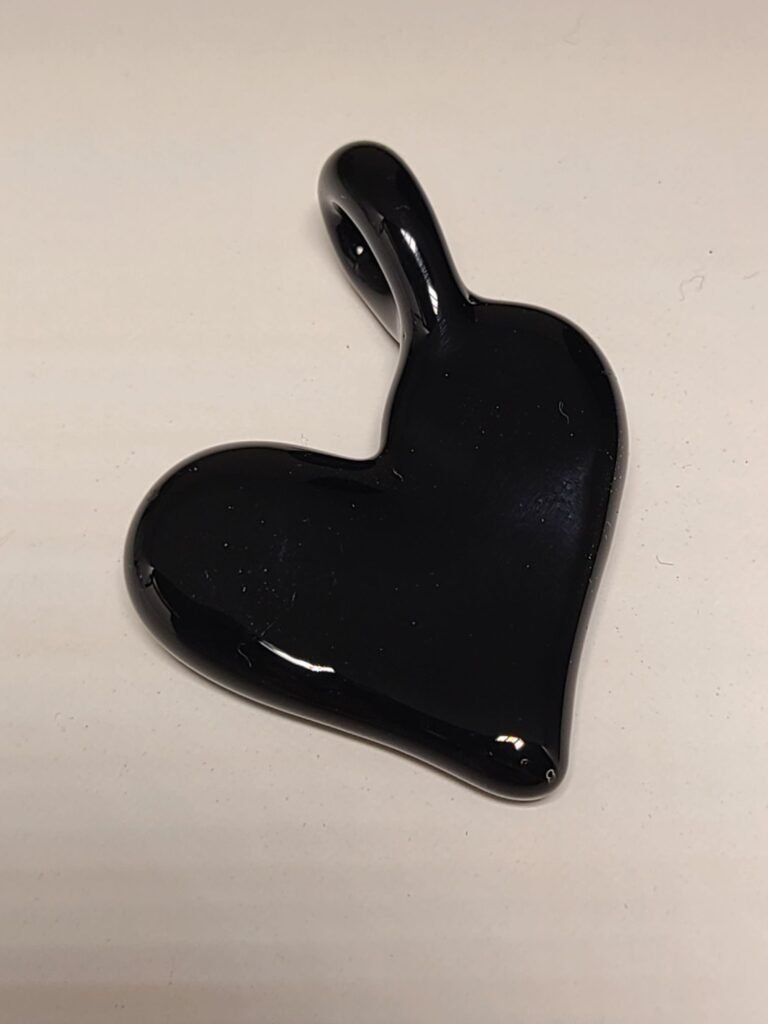 Black Heart Pendant 2