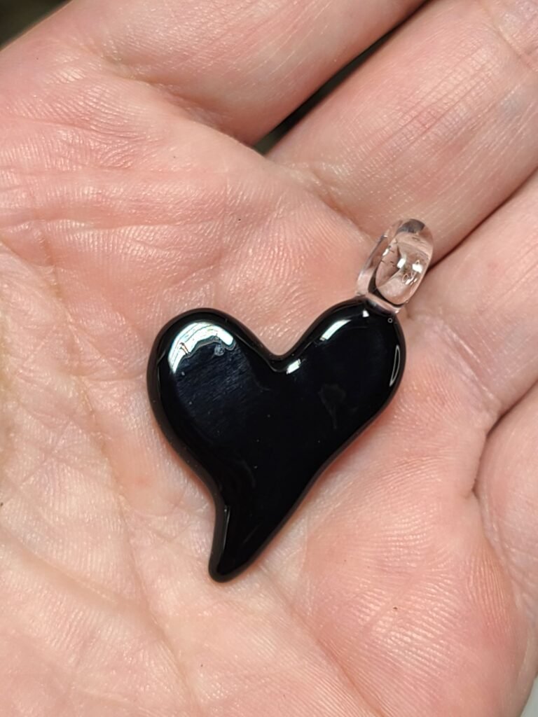 Black Heart Pendant 3