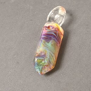 Amber Purple Swirly Borogem