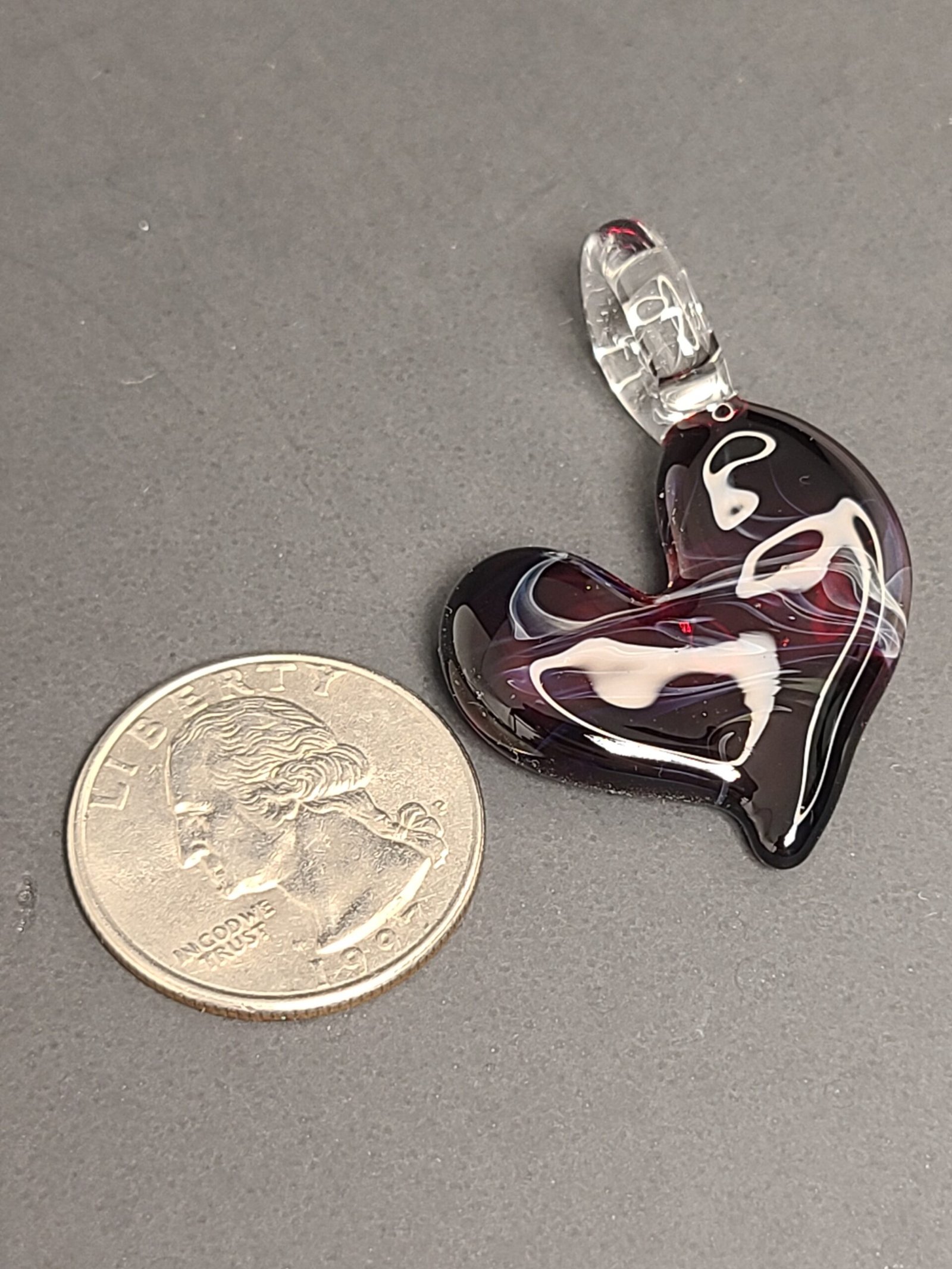 Red Heart Pendant 3 - Image 2
