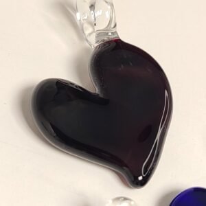 Deep Red Heart Pendant