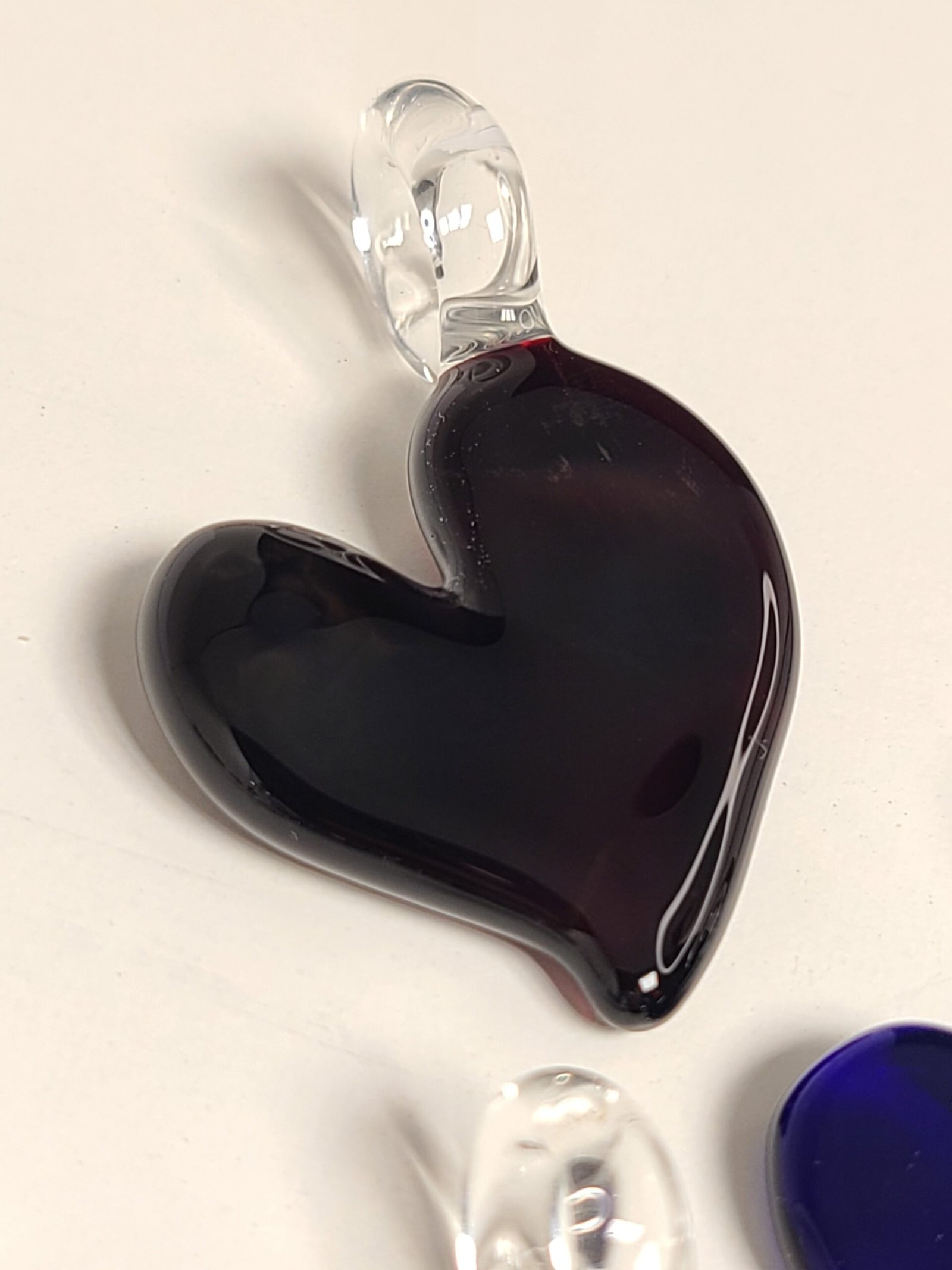 Deep Red Heart Pendant