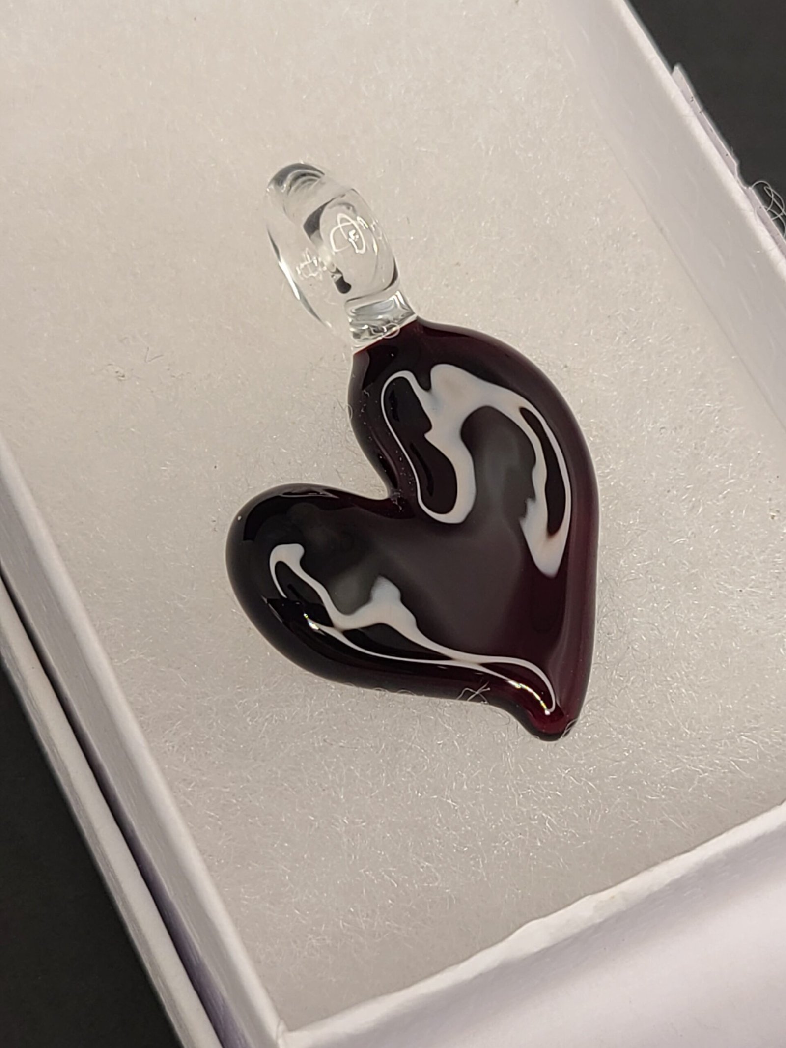 Deep Red Heart Pendant - Image 4