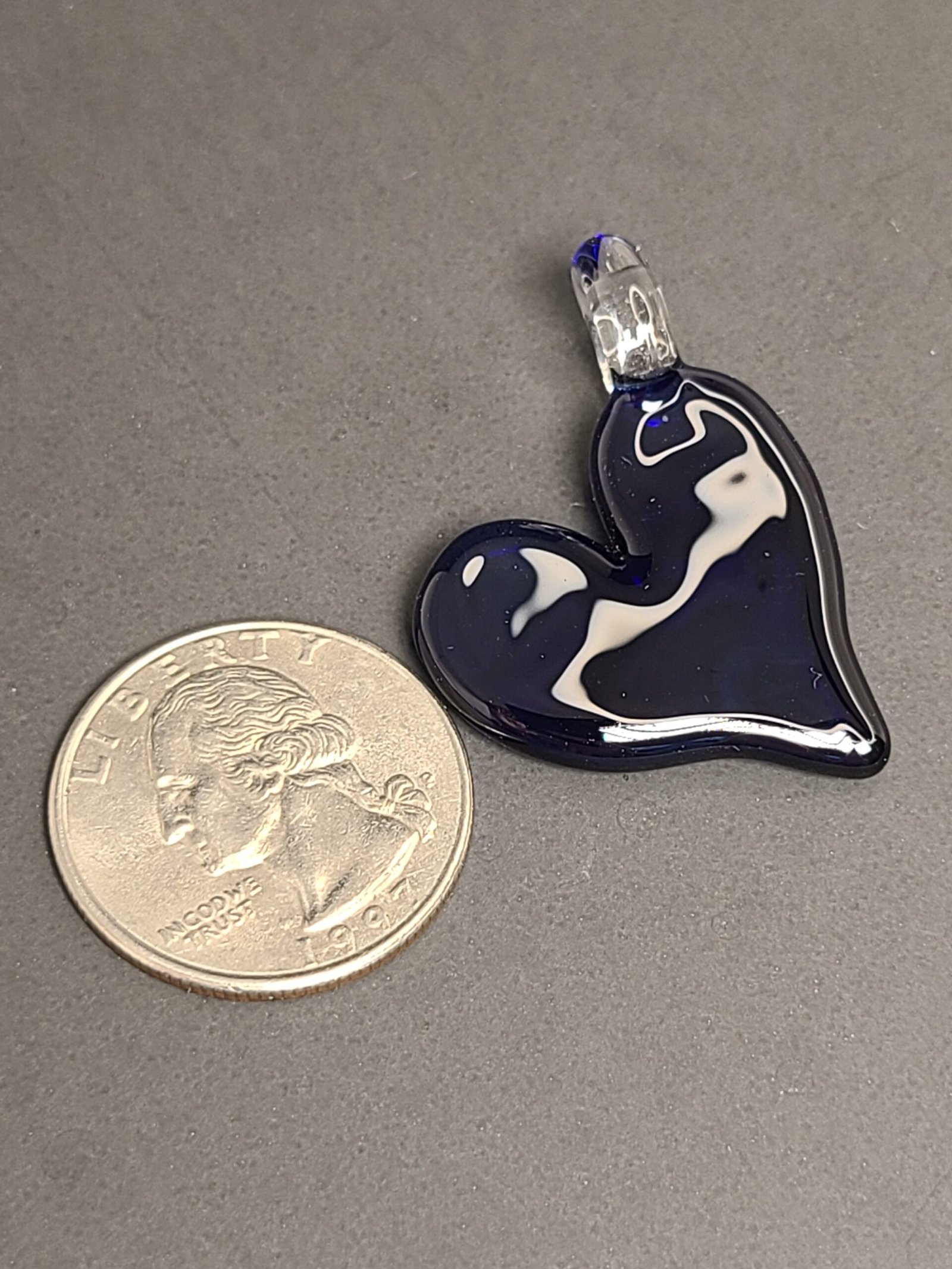 Blue Heart Pendant - Image 2