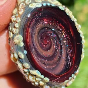 Red Vortex Borogeode Pendant